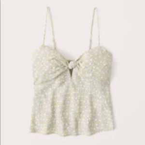 Green Floral Cami ~Size M